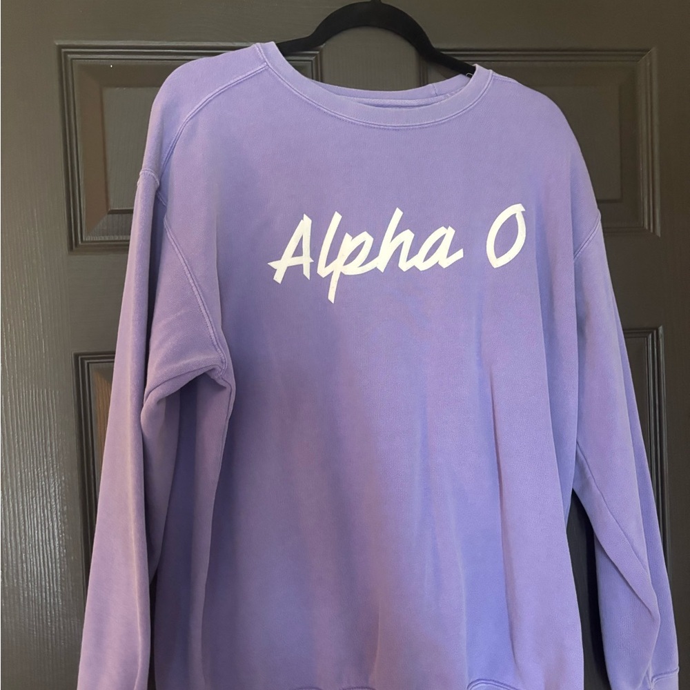 Alpha O Comfort Colors Sweatshirt